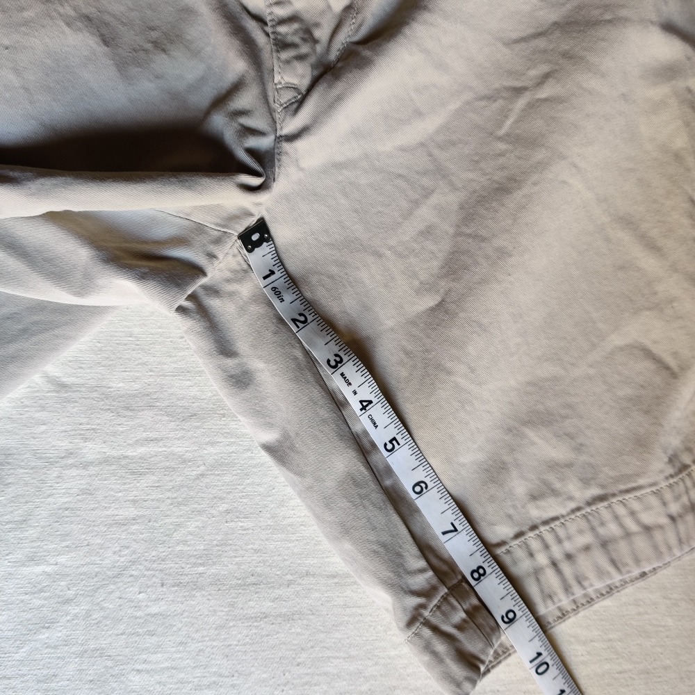 Polo Ralph Lauren Men's Relaxed Fit Chino Shorts Size 38 Khaki Flat Front String - Picture 12 of 12